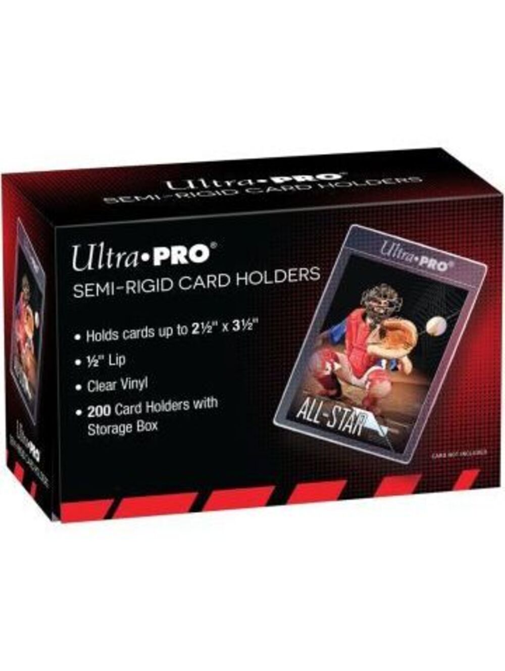 Ultra Pro Semi-Rigid 1/2 Lip Sleeves 200ct